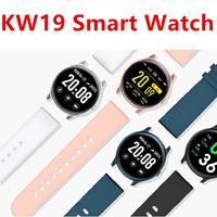 Wholesale KW19 Smart Watch Fitness Tracker Bracelet Heart Rate Monitoring Sports Smart Bracelet Waterproof Touch Screen SmartBracelet