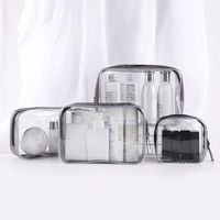 Wholesale PVC Clear Make Up Case Transparent Travel Cosmetic Bag Small Large Makeup Organizer Toiletry Bath Wash Storage Pouch Bag