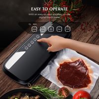 Wholesale FreeShipping Best Electric Vacuum Food Sealer Packaging Machine For Home Kitchen Food Saver Bags Commercial Vacuum Food Sealing