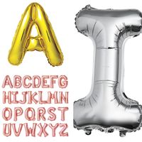Wholesale 18 Inch Foil Alphabet Letters A Z Balloons New Year Valentine s Day Float Balloon Wedding Happy Birthday Party Decor Kids Toys E122302