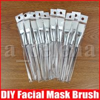 Wholesale Facial Mask Brush Kit Makeup Brushes Face Skin Care Masks Applicator Cosmetics Home DIY Facial Eye Mask Tools Clear Handle cm