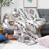 Wholesale Blankets Geometry Throw Blanket Sofa Towel For Couch Decorative Slipcover Throws Rectangular Stitching Travel Plane Blanket1