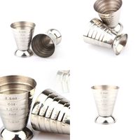 Wholesale Measuring Cup Stainless Steel Domestic And Foreign Scale Bartending Mug Magic Multi Function Magic Ounce Tumbler Hot Selling hr p1