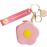 Wholesale Fashion Cartoon Silicone Coin Case Zip around Key Holder Chain Ring Coin Key Credit Card Bills Purse Wallet Pouch Christmas Gifts