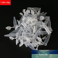 Wholesale 50 Pieces of ML Transparent Mini Plastic Test Tube Centrifuge Management Unit for Laboratory Sample Container School