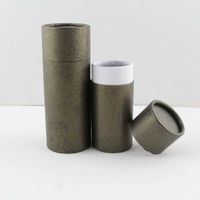 Wholesale Gift Wrap ML Kraft Cosmetic Bottle Paper Boxes Postal Mailing Cardboard Canister Tube Cylinder Round Jar Packaging Box