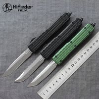 Wholesale Hifinder Four styles D2 blade aluminum handle outdoor EDC hunt Tactical tool camping survival dinner kitchen knife