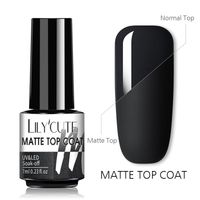 Wholesale LILYCUTE ML Matte Top Coat Varnish For Nail Art Matte Color Gel Matte Top Coat Need Soak Off UV Lamp Gel Nail Skin Care Hybrid