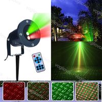 Wholesale Laser lighting Static Firefly W Landscape Red Green With Controller For Outdoor Projector Garden Lawn Stage Lighting DHL