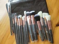 Wholesale Maquillage brand make up set set makeup tools Makeup brushes white wood eye shadow brushes