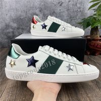Wholesale Trendy Men Women Casual Shoes Sneakers Attractive Chaussures ACE Embroidery Bee Tiger Snake Stars Casual Scarpe Flat Unisex Trainers