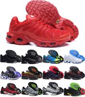 Wholesale 2021 New RunninG ShOes Men TN Shoes tns plus air Fashion Increased Ventilation Casual Trainers Olive red blue black SneakerS Chausseures