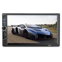 Wholesale 7018B inch HD Touch Screen Dual DIN Car Radio Bluetooth Stereo MP3 MP4 MP5 Player with Remote Control Module Support FM TF Card