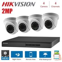 Wholesale Systems HD P HIKVISION English Version DS HGHI F1 N MP DVR With DS CE56D0T IRF Indoor Night Vision CH KITS HDD Optional1