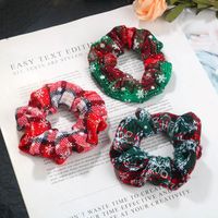 Wholesale Christmas Tree Hair Rings Girl Elk Hair Rubber Bands Best Selling Style Hair Accessories Mom And Baby Designer Jewelry