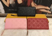 Wholesale Designers zipper Purses Luxury Evening Bags Women Long Paris Coin Purse Embossed Clutch Holder Wallet Men Belt Handbags M60017 GG s LOUIS s VUTTON s LVs YSLs