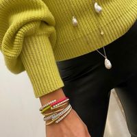 Wholesale Summer hot selling New Neon Enamel open adjust bangle bracelet for women fashion gold color jewelry
