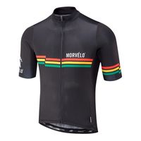 Wholesale Morvelo Cycling jersey Men Summer short sleeve bike shirt tour de france racing bicycle tops breathable quick dry cycling clothing