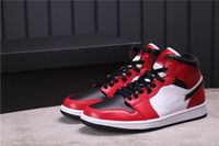 Wholesale Special Edition Jumpman Mid Shoes Retro Flip Chicago Women Man Basketball Off Union s red and black Fashion Trainers With Box