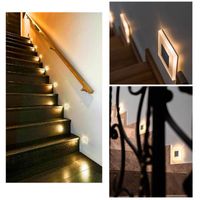 Wholesale Wall Lamp W Acrylic Garden Landscape Decoration Glare free Lighting El Pathway Step Footlight Recessed Indoor Stair Sconce