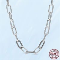 Wholesale 925 Stirling Silver pan Pull Necklace Me Link Snake Chain Pattern Round Buckle Suitable For Female Jewelry Making