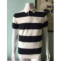 Wholesale Male Polos New Park T shirt Summer Turn down Collar Stripe Polo Classic Europe Men s Polos