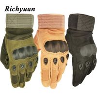 Wholesale Us Military Tactical Gloves Men Full Finger Army Combat Motocycle Slip resistant Carbon Fiber Tortoise Shell