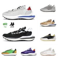 Wholesale Pure Platinum Arrival Ldv Waffle Flat Casual Shoes Fragment Royal Red Neptune Green Game Royal Sail Gum Black for Mens Women Trainers Blazer Vaporwaffle