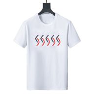 Wholesale Men t shirts Designer Tee Short Sleeve Trendy Spring Summer Personality tees Fashion Casual Tshirts Women Designers Clothes Letter Print Pattern clothing