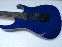Wholesale Electric Guitar Solid Body Mahogany Red Tree of Life Inlay Blue