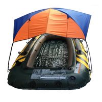Wholesale Tents And Shelters Inflatable Boat Kayak Accessories Fishing Sun Shade Rain Canopy Kit Sailboat Awning Top Cover Persons Shelter1