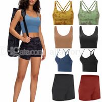 Wholesale Sports bra yoga outfits bodybuilding all match casual gym push up bras high quality crop tops indoor outdoor workout clothing shorts pants