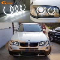 Wholesale For BMW E83 X3 facelift headlight Excellent Ultra bright smd led Angel Eyes Car styling DRL daytime running lights