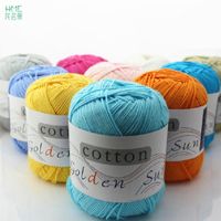 Wholesale Yarn Cartoon Children Pure Cotton Baby Line Knitting Crochet For Soft Smooth Natural Anti Pilling1