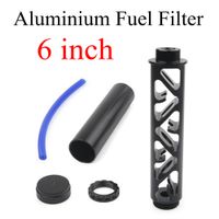 Wholesale 6inch Car Fuel Filter Solvent Trap For NAPA WIX Aluminium Fuel Filter x28 Filtro NAPA5x8