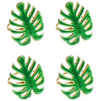 Wholesale Napkin Rings A Set Of Rings Green Leaf Holder Can Be Used For Dinner Wedding Family Party Or Daily Use1