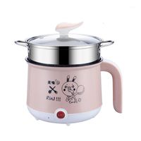 Wholesale Electric Skillets V Mini Multifunction Cooking Machine Single Double Layer Available Pot Multi Rice Cooker Non stick Pan1