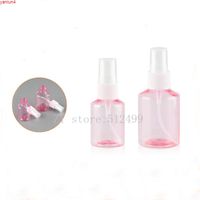 Wholesale 30ml50ml Empty PET Travel Spray Bottle DIY Pink Refillable Convenient Mist Container Portable Clear Cosmetics Packagehigh qualtit