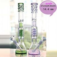Wholesale Real Images Glass Bongs joint mm mm perc percolator bubbler Dab Rigs Smoking Water Pipes Stock Hours Ship Mix Styles Hookahs