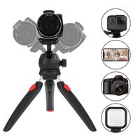 Wholesale Tripods Portable Andoer Mini Tabletop Tripod Stand Phone Camera Ball Head With quot Screw For DSLR DV LED Video Light1