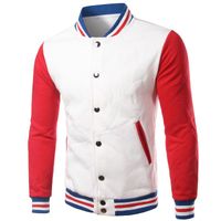 Wholesale Mens Fashion Baseball Jacket Men Women Fashion Slim Fit Fleece Cotton College Jackets For Fall Bomber Veste Homme