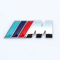 Wholesale NEW M power Series Logo Sticker Emblem Badge Chrom E Z X M3 M5 M6 Mline for BMW M QC65