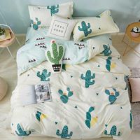 Wholesale Home Textile Queen Twin Size Boy Girl Bedding Sets Cactus Duvet Quilt Cover Bed Sheet Pillowcase Teen Bedlinen king bedclothes1