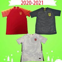 Wholesale 2020 China soccer jerseys National Team Men home red away white Football shirts third black dragon Uniforms Chinese top quality