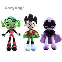 Wholesale Teen Raven Robin Plush Toys Teenager Heros Beast Boy Stuffed Dolls cm Kids Gift LJ200914