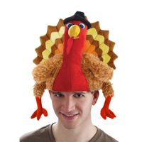 Wholesale Party Hats Funny Carnival Chicken Leg Hat Christmas Thanksgiving Decoration Turkey Adult Festive Cap