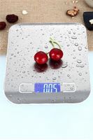 Wholesale Mini Digital Kitchen Scale Weight Grams and oz for Cooking Baking g oz Precise Graduation Stainless Steel and Tempered Glass CCA3332