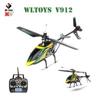 Wholesale Original WLtoys V912 RC Drone CH G Single Blade Brushless Motor Head Lamp Light RC Quadcopter Helicopter Toys For Kids Gifts