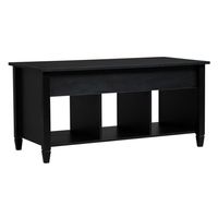Wholesale US stock Living Room Furniture Lift Top Coffee Table Modern Hidden Compartment And Lift Tabletop Black a21