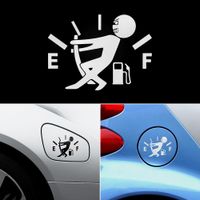 Wholesale Car Stickers Funny Pull Fuel Tank Pointer To Full Reflective Vinyl Decal car sticker renewal car sticker Funny stickers